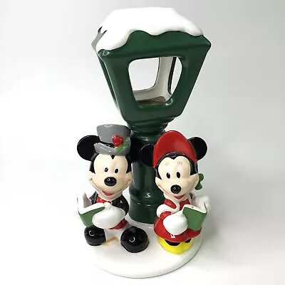 Disney Teleflora Mickey Minnie Book Christmas Light Post Candle Tea Light Holder • $18.50