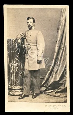 Rare Civil War Confederate General John Pegram Cdv Photo Bendann Bros Baltimore • $2171.75