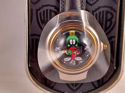 MARVIN THE MARTIAN Watch Bubble Dome MIP Vtg 1993 Warner Bros Arms Move Tin • $79.99
