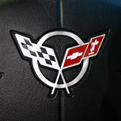 C5 Corvette Steering Wheel Decal - Silver • $22.95