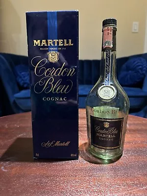 Martell Cordon Bleu Cognac 1980s Empty Bottle 0.7 Litre • $29.99