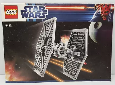 LEGO Star Wars 9492: TIE Fighter (100% Complete With Instructions) No Box • $100