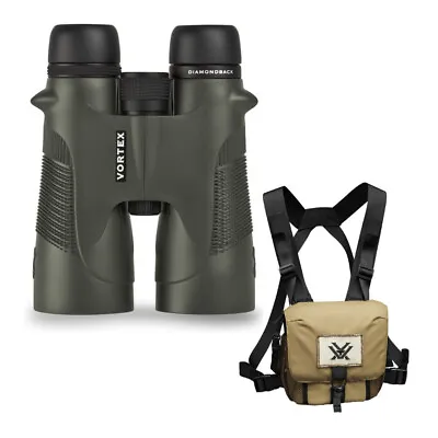 Vortex Diamondback HD Roof Prism Binoculars With GlassPak Harness Case • $279