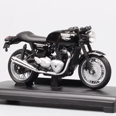 1/18 Welly Triumph Thruxton 1200 Cafe Racer Bike Motorcycle Diecast Model Toys • $17.89