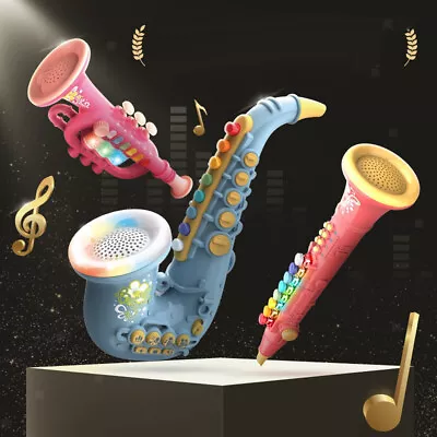 £16.49 • Buy Kids Trumpet/Saxophone/Clarinet Gift Instrument Baby Children Early Learning