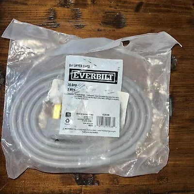 Everbilt 6 Ft. Dryer Cord 30 Amp 3 Wire 61251HD Major Appliance Parts New • $14.95