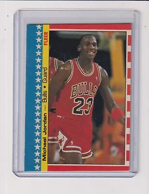1987-88 Fleer Sticker #2 Michael Jordan - Chicago Bulls • $99.95