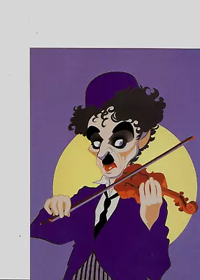 Charlie Chaplin  - Athena Card - Oscar Da Costa - Number 9250 • £3.50