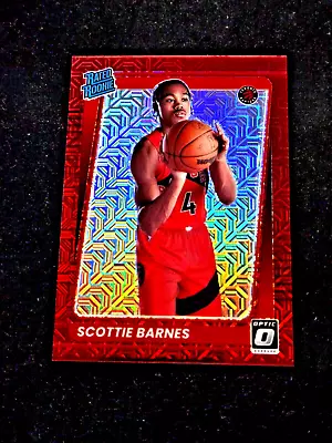 2021-22 Optic Rated Rookie Red Mojo Scottie Barnes Prizm RC #186 Color Match • $37.50