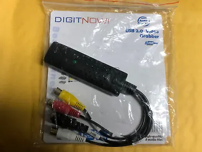 $12 • Buy DIGITNOW Video Capture Card Device, USB2.0 Adapter Audio Grabber VHS VCR TV