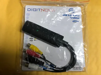 DIGITNOW Video Capture Card Device USB2.0 Adapter Audio Grabber VHS VCR TV • $12