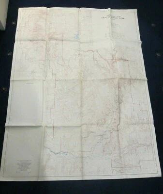 £4.99 • Buy Huge Topographical Map Zion National Park Utah USA 1:31680 1977 Edition 1979 R/p