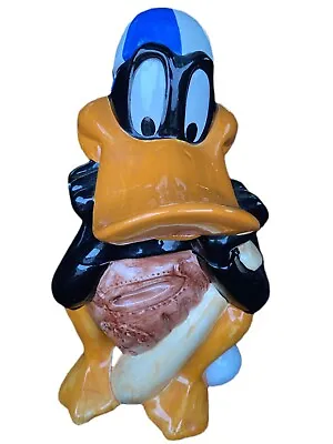 Daffy Duck Cookie Jar Baseball Looney Tunes 1993 Warner Bros Ceramic Vintage • $59