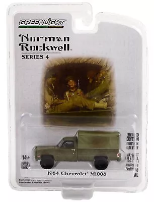Greenlight 1984 Chevrolet M1008 With Cargo Cover Norman Rockwell 1:64 • $6.99