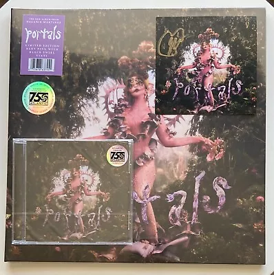 Melanie Martinez - Portals Limited Baby Pink/Black Swirl + CD Signed Vinyl • £229.99
