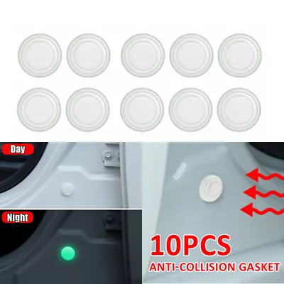 10PCS Car Door Anti-Shock Protector Pad Shock-Absorbing Gasket Accessories Kit • £3.98