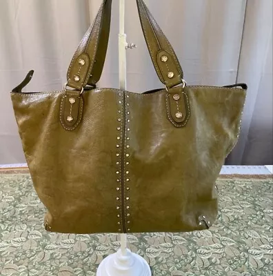 Michael Kors Astor Grab Bag Purse - Golden Olive -rare! • $49