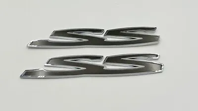 Chevy SS Commodore G8 Holden SS Rear Door Emblem Badge VE VF  PAIR! Gray Chrome • $49.95