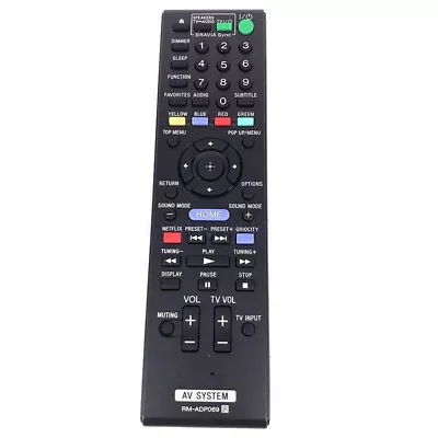 New Remote Control For Sony HBD-E2100 BDV-E4100 BDV-E390 AV System • $17.38