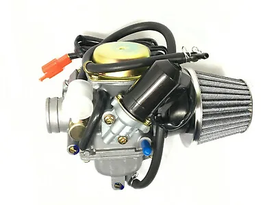 NEW GY6 150cc For Scooter Moped Carburetor & Air Filter QMJ152 QMI157 PD24J  • $27.99