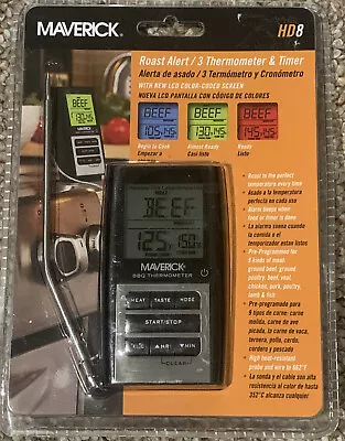 Maverick BBQ Grill Roast Oven Digital Roasting 3 Thermometer & Timer HD8 (Z) • $16.99