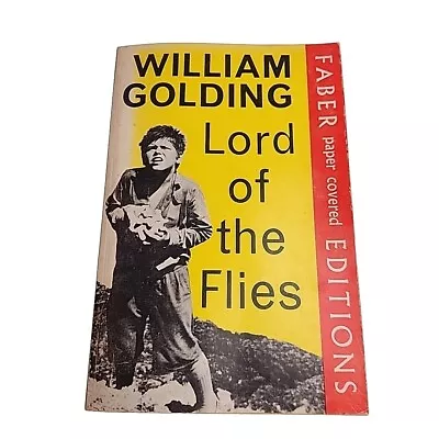 Lord Of The Flies William Golding Faber 1972 Paperback Book • £8