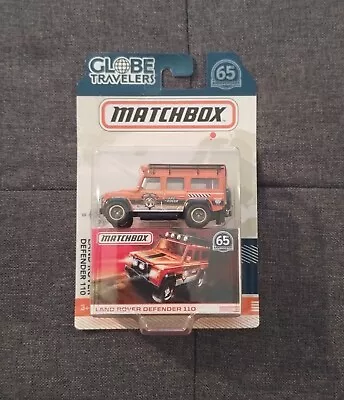 Matchbox 65th Anniversary Globe Travelers Land Rover Defender 110 • $5