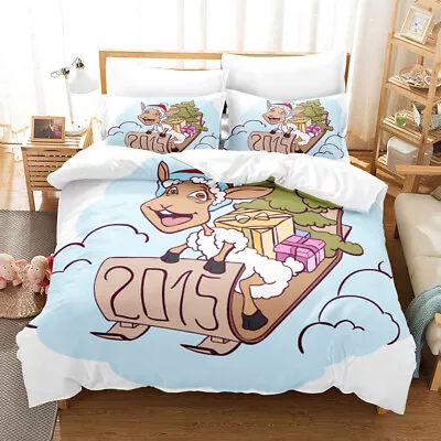 £12.54 • Buy Quilt/Doona/Duvet Cover Set Single/Double/Queen/King Size Bed Pillow Cases