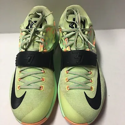 Nike KD 7VII Easter Size 12 Liquid Lime /Vapor Green BlackKevinDurant 6539963 • $104.50