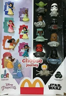 2021 McDONALD'S Star Wars And Disney's Princess HAPPY MEAL TOYS Or Set • $3.99