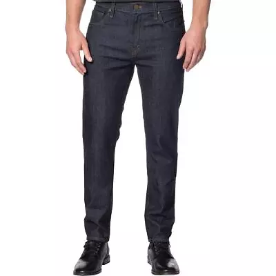 J Brand Mens Kane Navy Denim Dark Wash Mid-Rise Straight Leg Jeans 38 BHFO 7230 • $37.99