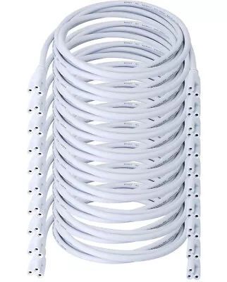 6.5FT T5 T8 Tube Light Fixture LED Linkable Cables (Pack Of 10) • $28