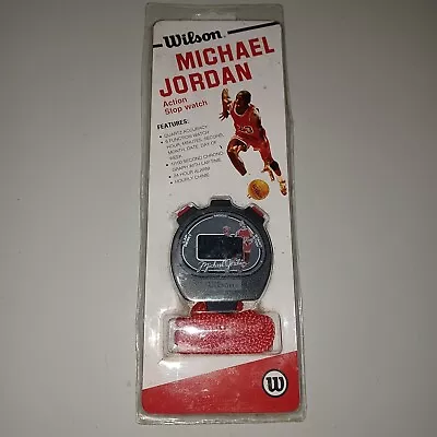 Vintage 1990s Michael Jordan Wilson Stop Watch NEW SEALED Chicago Bulls 23 • $19.95