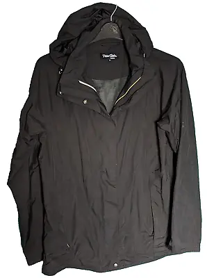 £1.99 • Buy Peter Storm Ladies Black Hooded Rain Kagool Jacket Coat Womens Uk Size 14 'm62