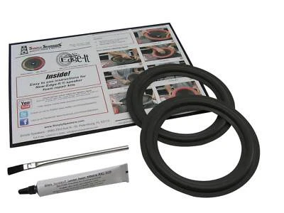 $23.40 • Buy 6-1/2  Angle Attach Standard Speaker Repair Parts Woofer Foam Edge Kit # FSK-6.5