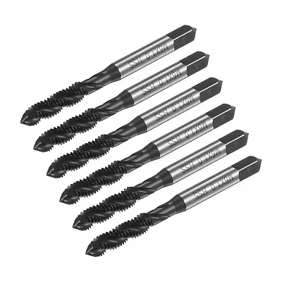 6pcs Metric Spiral Flute Thread Taps M6x1 H2 Nitride Coated Threading Tapping • $23.76
