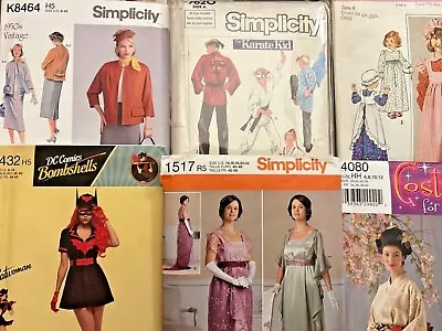 Fancy Dress Costume / Costumes. Sewing Patterns. Clothes. Adult & Child. New. • £5.20