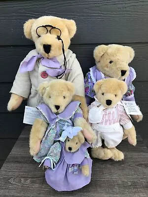 Vtg Muffy Vanderbear Family At Gibearny Impressionist Collection 1989 W Tags • $249.49