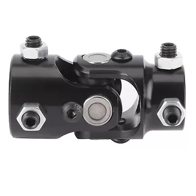 1" DD X 3/4" DD Round Black Steering U Joint Coupler Universal Ste EMB • $51.25