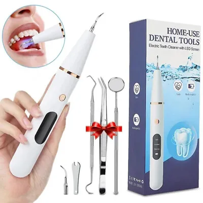 $21.89 • Buy Plaque Remover For Teeth,Ultrasonic Teeth Cleaning Plaque Removal Teeth Cleaner