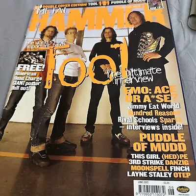 Metal Hammer Magazine 2002 Tool Maynard Lateralus A Perfect Circle Puscifer • $19.50