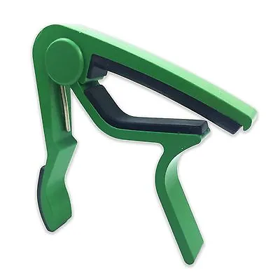 $4.89 • Buy GREEN Aluminum Guitar Capo Spring Trigger Electric Acoustic Clamp Quick Release