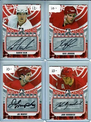 2012-13 ITG Motown Madness Autographs #AJM Joe Murphy Detroit Red Wings • $29.99