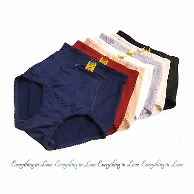 $29.39 • Buy Women High Waist Tummy Control Travel Functional Pocket Girdle Briefs Panties