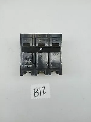 Cutler-Hammer BR330 30A 240V 3-Pole Circuit Breaker - Black • $59.99