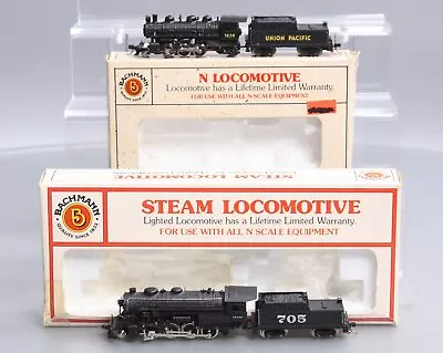 Bachmann 4816 & 4821 N Scale Assorted Steam Locomotive & Tender [2]/Box • $56.95