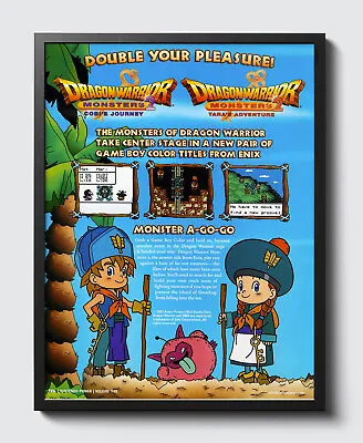 Dragon Warrior Monsters 2 Nintendo GBC Glossy Promo Poster Print Unframed G1525 • $14.98