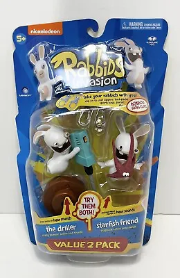 McFarlane Rabbids Invasion Action Figures The Driller And Starfish Friend 2 Pack • $25