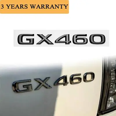 Gloss Black Rear Trunk GX460 Letter Badge Emblem Sticker For F-Sport 2020-2023 • $20.70