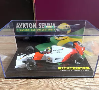 1/43 Ayrton Senna Mclaren Mp4/7 Honda V 12 1992 F1 Diecast Car • £25